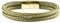 Galeara design Bracciale Corda - Braccialetto Nautico - Magnetico Noa Marina (Noa Verde - Oro, 175)