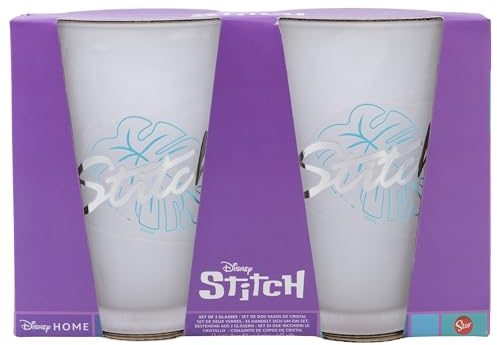 Ensemble De 2 Verres en Cristal Mat Stitch 490Ml