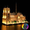 BrickBling Fernbedienung Licht-Kit für Lego Notre-Dame de Paris (Nicht Lego), Led Beleuchtungs Set für Lego 21061 Architecture Notre-Dame de Paris Kreatives Geschenk