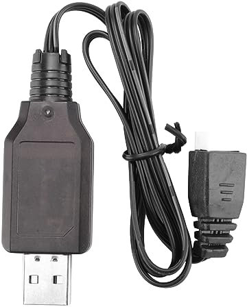 Myhoomowe Câble de Charge USB 7.4V 2S Chargeur de Batterie Li-ION pour 18301 18302 18311 18312 1/18 Rc Pièces de Voiture