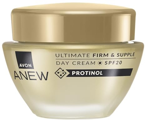 Avon Anew Ultimate Firm & Supple Day Cream 50ml, with Protinol™ Technology to Help Firm Skin, Reduce the Appearance of Wrinkles and Boost Radiance, Cruelty Free