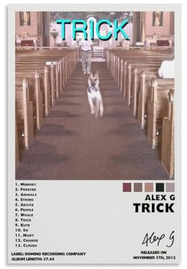 ijshndgn Alex G Poster, Vintage-Kunst, Raumdekoration, ästhetisch für Schlafzimmer, Wohnzimmer, Wände, ästhetisches Poster, 30 x 45 cm, ungerahmter Stil