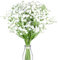 ElevateTech Schleierkraut Künstlich, 10 Stück Schleierkraut Pflanzen Deko Blumen Künstlich Gypsophila Artificial Flowers Weiße Schleierkrautblume Fühlt sich echt an für Brautsträuße und Partydekoratio