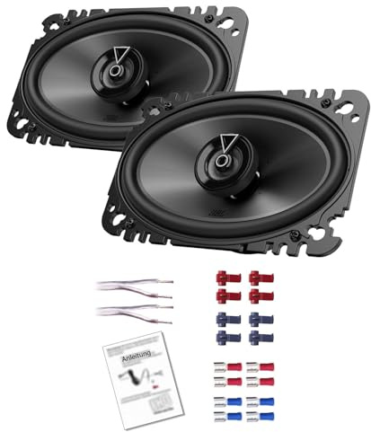 JBL Club 644F Ovale Auto Lautsprecher Boxen 10 x 15 cm 240 Watt 4x6 2 Wege Koax passend für BMW 7er (E23)