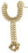 SHERCHPRY 1stück Punk Style Finger Hand Chain Armband Damen Und Metall Handkette Design Für Leicht Und Hautfreundlich Als