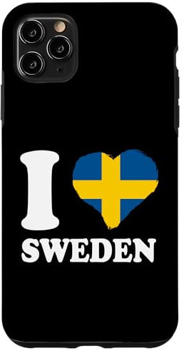 Schweden Flagge I Love Sweden Swedish Roots Swedish Pride Hülle für iPhone 11 Pro Max