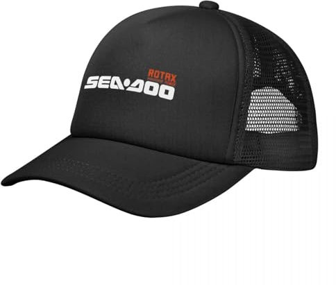 UIOPPIOS Seadoo Mechanic Rotax Power Mesh Baseballkappe Erwachsene Sport Sun Caps Hut Verstellbare Polyester Racing Cap Sommer Trucker Hüte