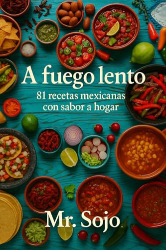A fuego lento: 81 recetas mexicanas con sabor a hogar: Recetario digital con instrucciones paso a paso para cocinar platillos típicos de México en casa.