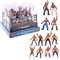 HTGWCG Wrestling Spielzeugset 12 Miniatur-Action-Wrestling-Spieler und Ring Wrestler-Krieger-Spielzeug, Kampfspielzeug Lustiges Wrestling-Ring-Set, Kinderspielzeug