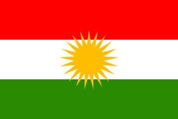 Yantec Kurdistan Flagge 90 * 150 cm