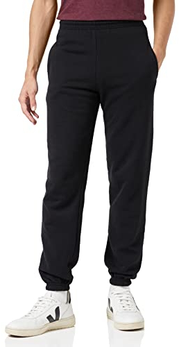 Fruit of the Loom Jogginghose Elast Bund S M L XL XXL L,Schwarz