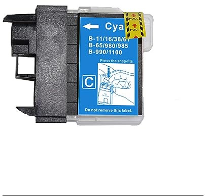 Go Inks 1 Cyan Ink Cartridge to Replace Brother LC980C & LC1100C Compatible/Non-OEM for Brother DCP and MFC Printers