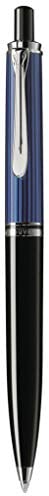 Pelikan Kugelschreiber Souverän 405, Schwarz-Blau, hochwertiger Druckkugelschreiber im Geschenk-Etui, 932723