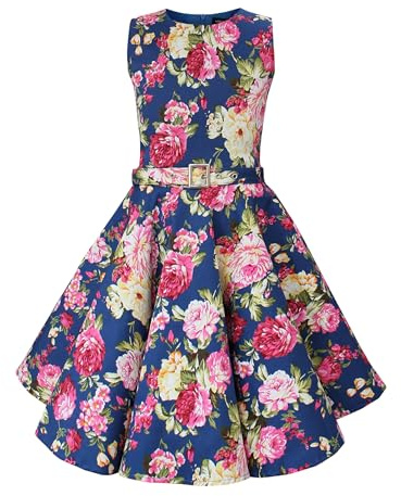 BlackButterfly Enfants Robe Années 50 Vintage 'Audrey'