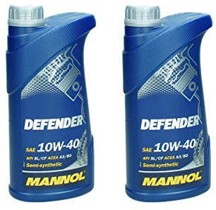 MANNOL 2L (2x1) Motoröl Defender SAE 10W-40 ACEA A3/B3 MB229.1 für VW501.01/505