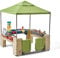 Step2 All Around Playtime Patio Playhouse | Children's plastic patio with kitchen & accessories | Includes sand and water play features
