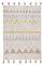 Lorena Canals Teppich, Aztekenmuster, groß, waschbar, Baumwolle, Vintage-Optik, 140 x 200 x 30 cm