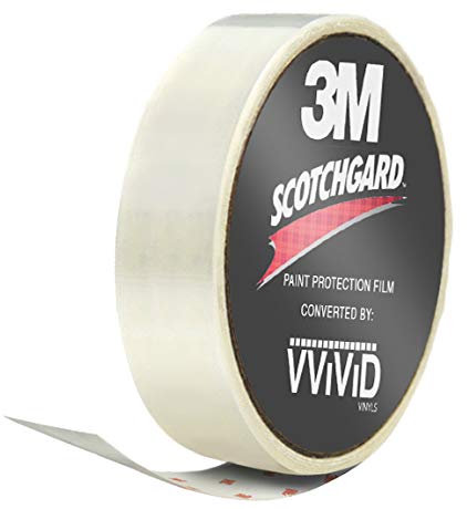 VViViD 3M Clear Scotchgard Paint Protector Vinyl Wrap 2 Inch Wide Tape Roll (2 Inch x 60 Inch)