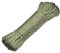 DonDon 30 Meter langes Stoffband Nylon-Schnur Paracord-Seil Survival Band zum Basteln und für Outdoor Camping Aktivitäten 4 mm - 7 Stränge Olive-rot-grau