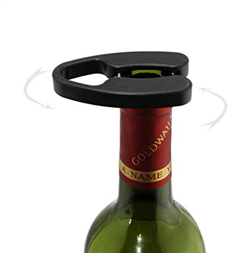 Vin Opener Cut Aluminium pour Sharp 4 Roues Coupe-Capsule de vin avec aimants, Style 1