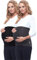 Be Mammy Damen Bauchband 169 2er Pack (Schwarz/Dunkelmelange, 40/42)