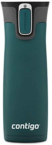 Contigo 2063330 AUTOSEAL West Loop Vacuum-Insulated Stainless Steel Travel Mug, Chard