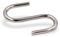 100 Stück | S-Haken Metallhalen S Förmig Ø 2mm Länge 27mm für Deckenclips für Rasterdecken/Odenwalddecken | Metall