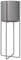 Blomus Gestell-66021 Pflanzgefäß, Steel Gray, One Size