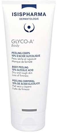 ISISPHARMA -GLYCO-A BODY - Peelingcreme für weiche, feuchtigkeitsspendende und straffende Haut - Glykolsäure, Sheabutter und pflanzliches Squalan - Trockene und raue Haut - Frankreich