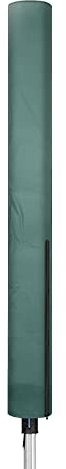 Flatro Housse de protection pour corde à linge rotative en PEVA imperméable avec fermeture éclair – 170 cm de long – Housse de protection résistante aux intempéries pour séchoir de jardin et séchoir à