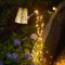 Regadera Solar, Luces Decorativas de jardín,Cadena de Luces para Exteriores,Resistente al Agua, luz de Ducha,lámparas solares LED,Tipo Metal,Vintage,lámpara Decorativa para Yard balcón,jardín de Path