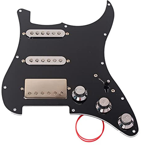Pickguard Pre-wired 3 Ply 11 Holes SSH Style Loaded Prewired Humbucker Pickguard Pickup Set With Screws Scratch Plate For Stratocaster SG Guitar