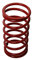 JUST FUN Muelle metálico para balancín (360 x 160 x 14 mm), color rojo