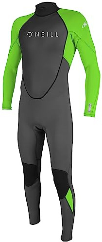 O'Neill Wetsuits Youth Reactor-2 3/2 Back Zip Full Combinaison en néoprène pour Enfant, Graph/Dayglo (AU1), Taille 34