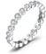 Jewelrypalace Modeschmuck Klassisch Zirkonia Band Ring Damen, Hochzeitsringe Damenring Silber 925 Trauringe Eheringe für Frauen, Vorsteckring Stapelring Eternity Ring Bandring Schmal, Ringe Set 54