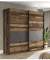 expendio Schwebetürenschrank Cedric 93A Old Wood Vintage 221x211x62 cm Kleiderschrank Schlafzimmerschrank Schrank Schlafzimmer