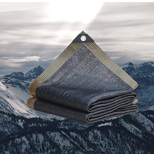Filet Ombrage Potager Paille, Voile D'ombrage 4x6m, Filet Protection Solaire, pour Jardin, Terrasse, Balcon, Camping, Pergola,black-5x12m