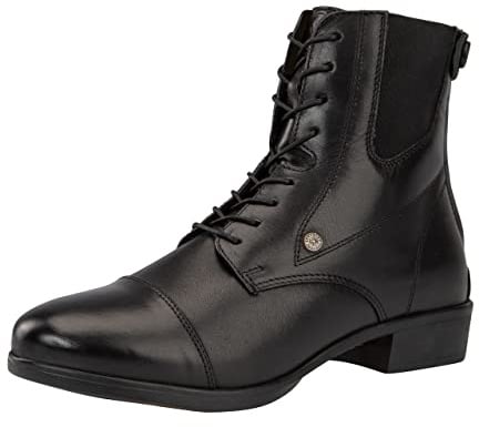 SUEDWIND FOOTWEAR Reitstiefeletten Nova BZ Lace Vegan – Schwarz – Gr. 29-46 | Damen Stiefeletten aus Kunstleder – Zipper hinten, Micro-Mesh-Lining, OrthoLite-Einlegsohle & Nova-Gummisohle