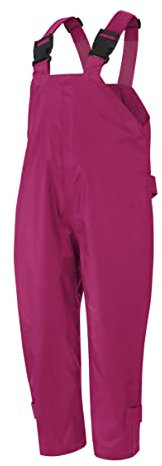 Rainsuit Shop Kids Waterproof Dungarees Rain Over Trousers (as8, Age, 9_Years, 10_Years, Regular, Pink, Regular)