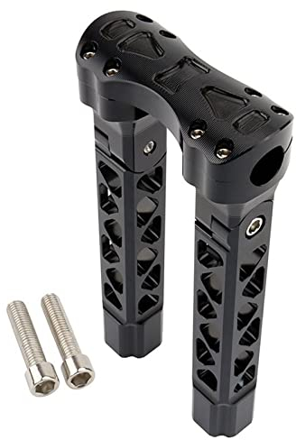 Lenkererhöhung Klemme Kompatibel mit Sportster 883 1200 für Softail für für Dyna für Street Bob für Touring 25 mm Pullback-Lenker-Riser, gerade Riser-Klemme anpassen(3,10.5)