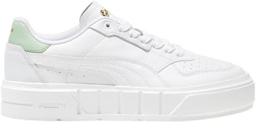 PUMA Cali Court Sneaker Damen Weiß weissgruen, 37 Damen