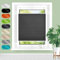 Homland Plissee ohne Bohren Klemmfix B95 x H130 cm Anthrazit, Plissees für Fenster und Tür, Jalousie Easyfix Plisseerollo mit Klemmträger Sonnenschutz und Sichtschutz lichtdurchlässig Rollo