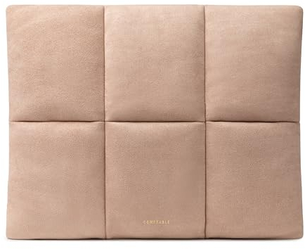 Comfyable Puffy Laptop Sleeve 13 Zoll 14 Zoll, Gesteppte Puffer Laptop Tragetasche für Frauen, Kissenbezug kompatibel für MacBook Air M4 M3 M2 M1, MacBook Pro 13 Zoll 14 Zoll, 13 in 14 in Wildleder