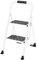 HBTower 2-Stufenleiter, 2-Stufenhocker für Erwachsene, zusammenklappbarer Tritthocker mit gepolstertem Griff mit breitem Anti-Rutsch-Pedal, ergonomisches Design