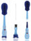 BENTFINE 4 in 1 Baby Flaschenbürste Set, Silikon Babyflaschenbürste, BPA-Freie Flaschensauger-Reinigungsbürste, Silikon Baby Flaschenbürste mit Nippelbürste, Strohhalmbürste, Randflaschenbürste