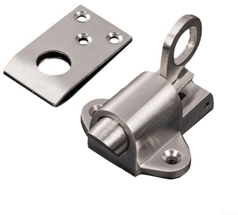 Edelstahl-Federriegel, Diebstahlsicherung, automatischer Riegel, Türriegel