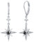 REDSUN Stern Ohrringe 925 Sterling Silber Achtzackiger Stern 100 Ich liebe dich Sprachen Ohrringe Regenbogen Edelstein Schmuck für Mädchen Mutter Tochter Damen Freundin Geschenk