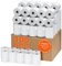 100 Rollen Kassenrollen, 57 x 40 mm Thermorollen,Bonrollen,Mini Drucker Sticker,Mini Thermal Printer Sticker,Selbstklebender Bedruckbarer Aufkleber,Für Fotos,Notizen,Schwarz auf Weiß 100 Rolls