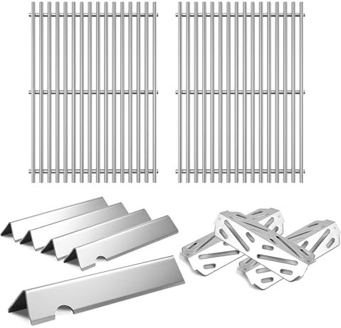 Grill-Ersatzteile für Weber Genesis II 300, Genesis II LX 300, Genesis II E&S Serie Gasgrills, Grillteile für Weber Grillroste Flavorizer Bars Hitzeschutz 66095 66802 66032 66795