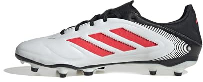 adidas Unisex COPA Pure III League FG/MG Football Boots Fußballschuhe, Cloud White/Lucid Red/Core Black, 44 EU